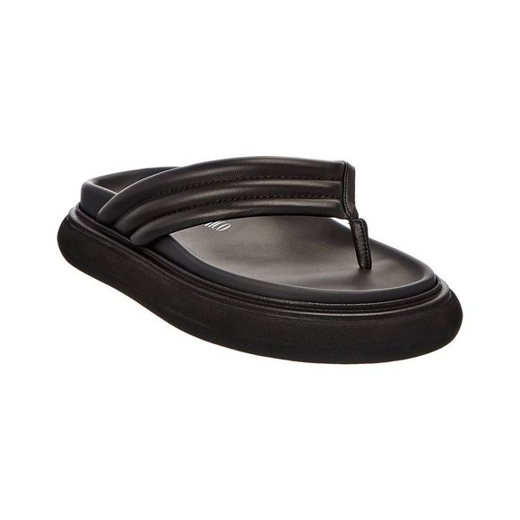 The Attico Shoes - The Attico Padded Leather Platform Sandal